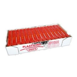 JOVI PLASTILINA SCHOOL PASTILLA 150GR ROJO CAJA 15 UD