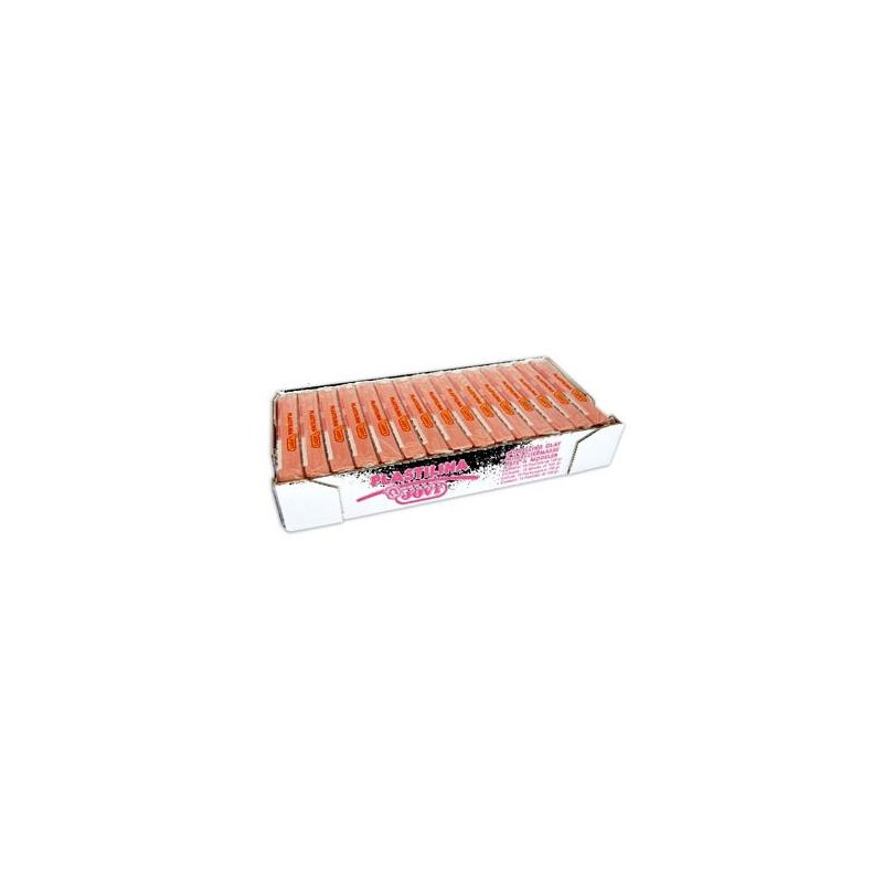 JOVI PLASTILINA SCHOOL PASTILLA 150GR CARNE CAJA 15 UD