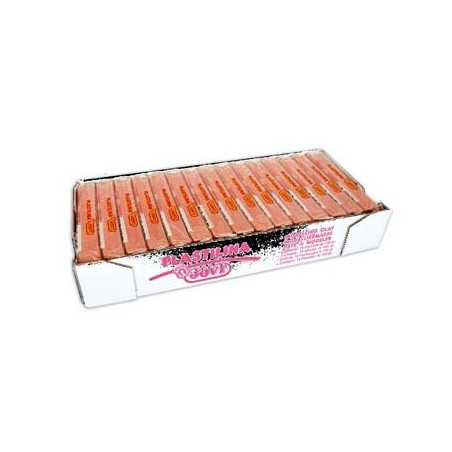 JOVI PLASTILINA SCHOOL PASTILLA 150GR CARNE CAJA 15 UD