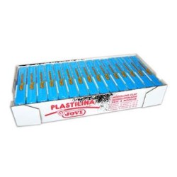 JOVI PLASTILINA SCHOOL PASTILLA 150GR AZUL CLARO CAJA 15 UD