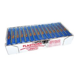 JOVI PLASTILINA SCHOOL PASTILLA 150GR AZUL OSCURO CAJA 15 UD
