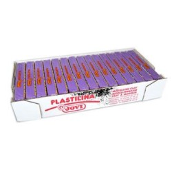JOVI PLASTILINA SCHOOL PASTILLA 150GR LILA CAJA 15 UD