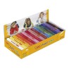 JOVI PLASTILINA PASTILLA 150GR COLORES SURTIDOS CAJA EXPOSITORA 15 UD