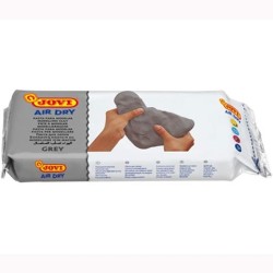 JOVI AIR DRY PASTILLA DE PASTA MODELAR ENDURECE AL AIRE 1000GR GRIS