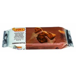 JOVI AIR DRY PASTILLA DE PASTA MODELAR ENDURECE AL AIRE 500 GR TERRACOTA