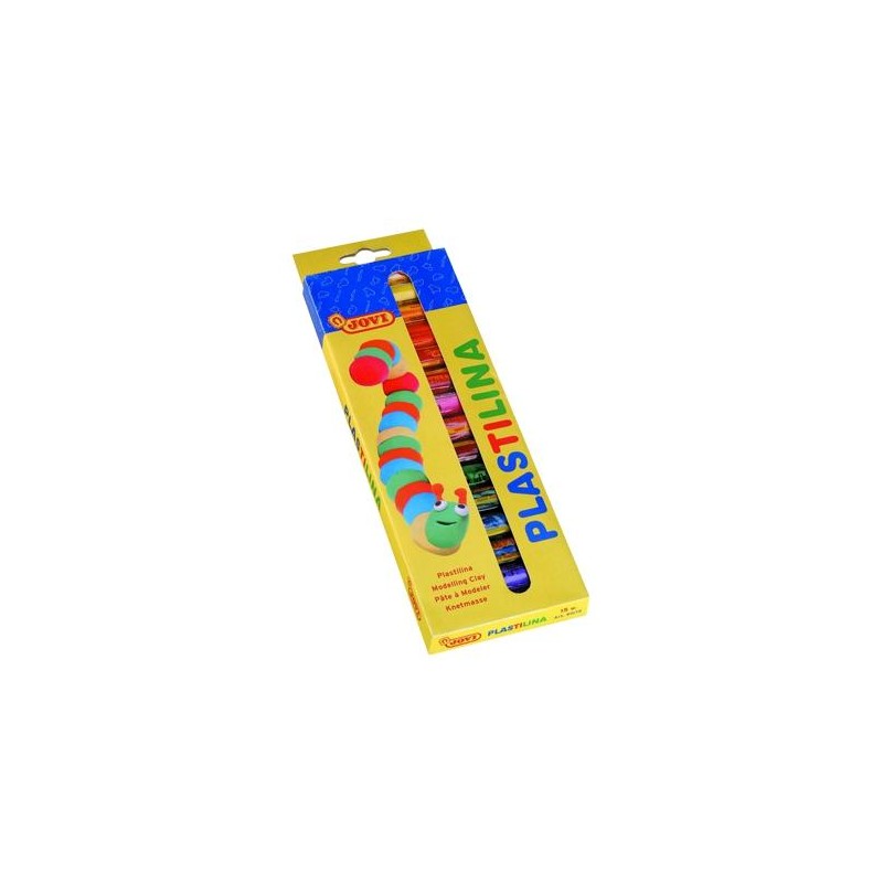 JOVI PLASTILINA BARRA 15GR COLORES SURTIDOS ESTUCHE 15 UD