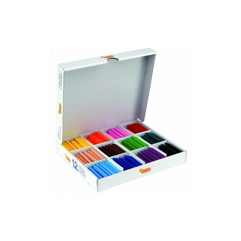 JOVI CERAS JOVICOLOR TRIWAX 82MM COLORES SURTIDOS CAJA ECONÓMICA -300U-