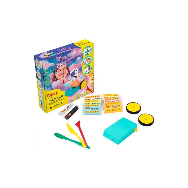 JOVI KIT DE MOLDEADO JOVITECH CRAZY CARS FANTASY C/SURTIDOS