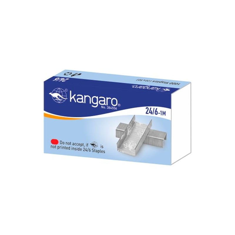 KANGARO GRAPAS 24/6 CAJA 1000U