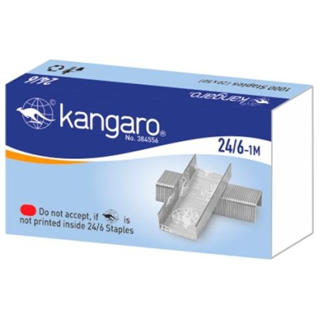 KANGARO GRAPAS 24/6 CAJA 1000U