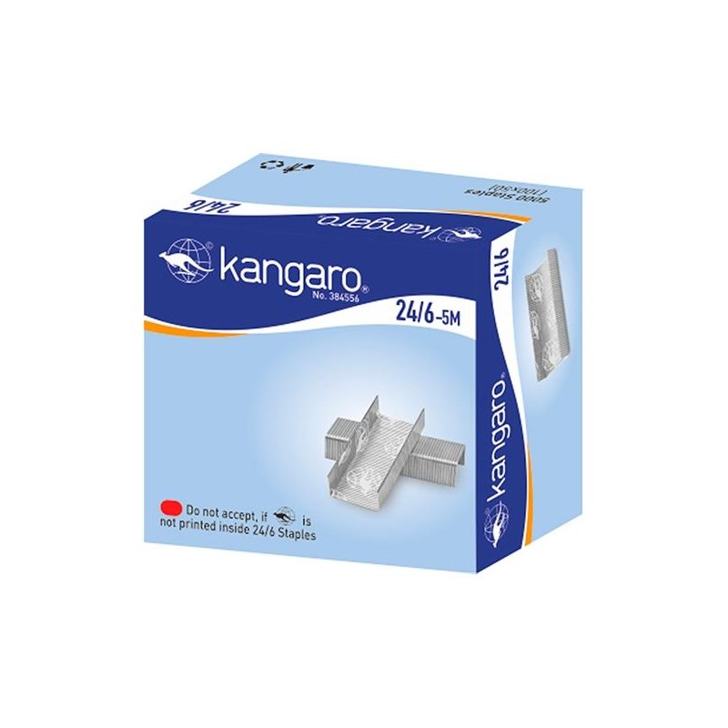 KANGARO GRAPAS 24/6 CAJA 5000U