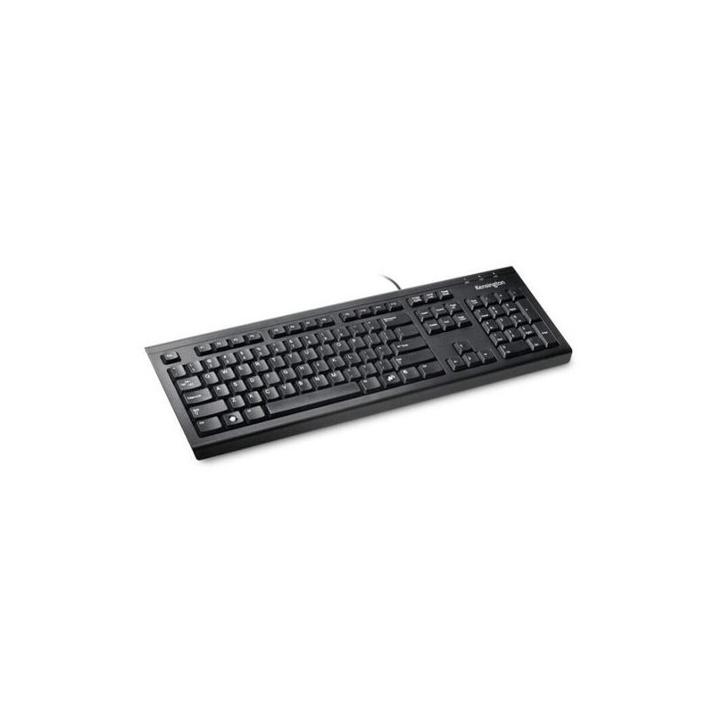 KENSINGTON TECLADO VALUE CABLE USB MEMBRANA SELLADA QWERTY ESPAÑOL NEGRO