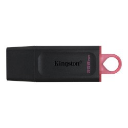 KINGSTON PENDRIVE DATATRAVELER EXODIA 256GB C/TAPA PROTECTORA Y RANURA PARA COLGAR USB 3.2 NEGRO/ROSA