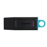 KINGSTON PENDRIVE DATATRAVELER EXODIA 64GB C/TAPA PROTECTORA Y RANURA PARA COLGAR USB 3.2 NEGRO/TURQUESA