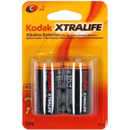 KODAK PILAS EXTRALIFE ALCALINAS C - LR14 - PACK 2 UDS