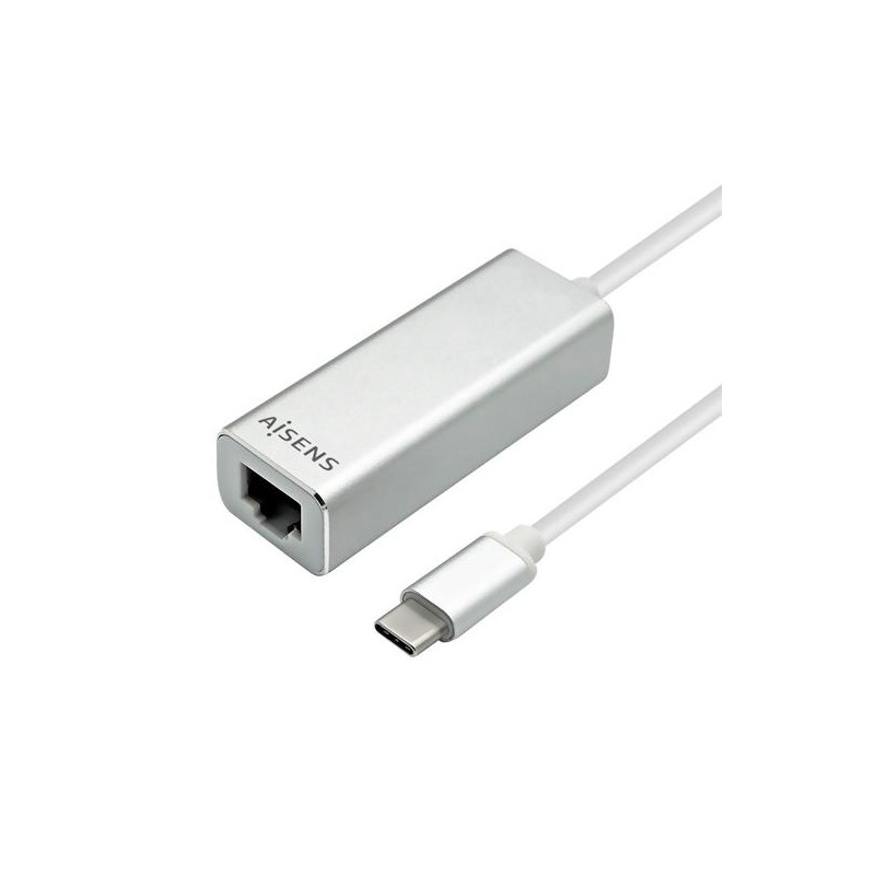 AISENS CONVERSOR USB3.1 GEN1 USB-C A ETHERNET GIGABIT 10/100/1000 MBPS 15CM