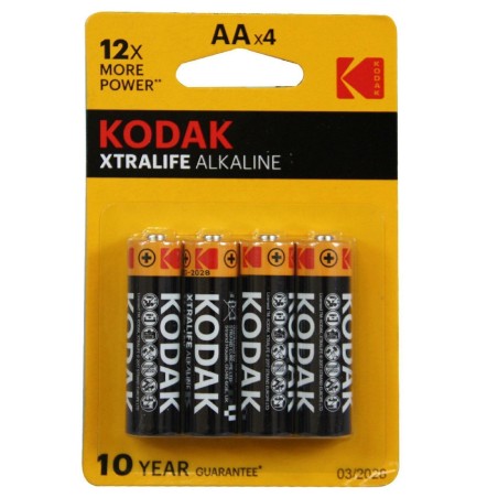 KODAK PILAS EXTRALIFE ALCALINA 4UD LR06 AA BLISTER