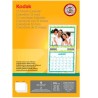 KODAK PAPEL FOTOGRÁFICO 216X279MM 170GR ESPECIAL CALENDARIOS PAQUETE 13H BLANCO