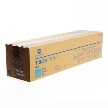 KONICA-MINOLTA TONER CIAN BIZHUB/PRO C654, C654E,C754, C754E, C650,750 - TN711C