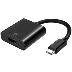 AISENS CONVERSOR USB-C A HDMI 4K@60HZ USB-C/M - HDMI/H NEGRO 15CM