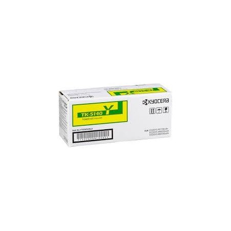 KYOCERA ECOSYS M6530CDN, M6530CDN/KL3, P6130CDN, P6130CDN/KL3 TONER AMARILLO TK5140Y