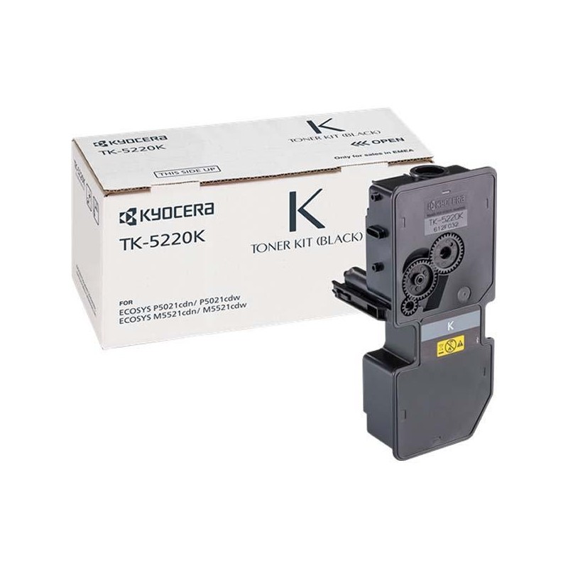 KYOCERA MITA TONER NEGRO ECOSYS M5521CDN, ECOSYS M5521CDW, ECOSYS P5021CDN, ECOSYS P5021CDW - TK-5220K