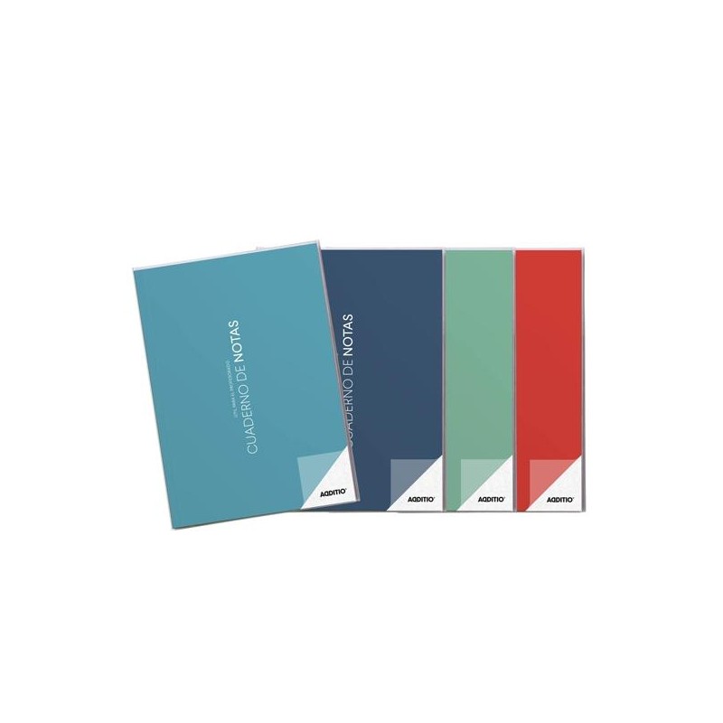 ADDITIO CUADERNO DE NOTAS A4 PARA EL PROFESORADO PVC 64 PÁGINAS C/SURTIDOS
