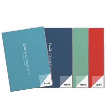ADDITIO CUADERNO DE NOTAS A4 PARA EL PROFESORADO PVC 64 PÁGINAS C/SURTIDOS