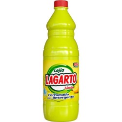 LAGARTO LEJÍA PERFUMADA LIMÓN CON DETERGENTE BOTELLA 1500ML