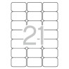 APLI ETIQUETAS ADHESIVAS 63,5X38,1MM INKJET/LÁSER C/ROMOS 21 X 25H BLANCO