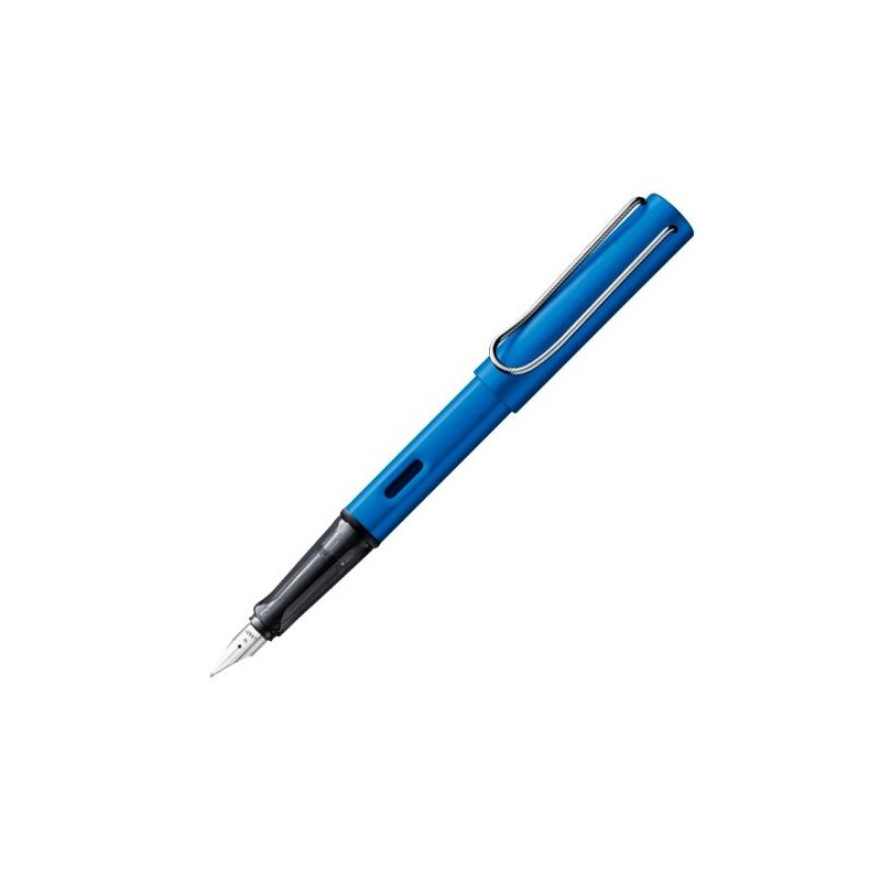 LAMY PLUMA ESTILOGRÁFICA AL-STAR ALUMINIO LIGERO CARTUCHO TINTA AZUL PUNTA M OCEAN BLUE