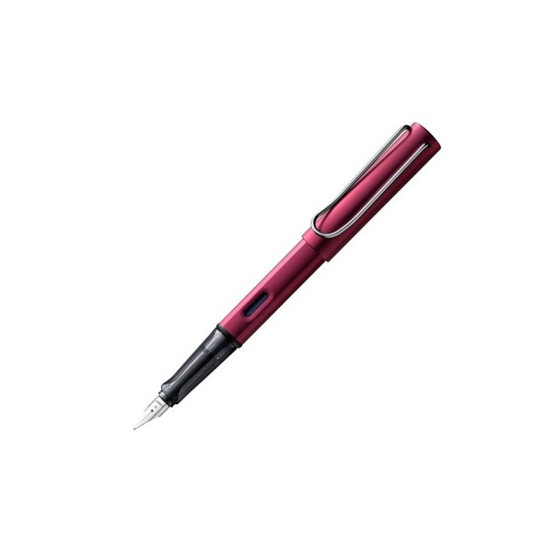 LAMY PLUMA ESTILOGRÁFICA AL-STAR ALUMINIO LIGERO CARTUCHO TINTA AZUL PUNTA M BLACK PURPLE
