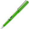 LAMY PLUMA ESTILOGRÁFICA SAFARI 013M TINTA AZUL PUNTA M COLOR VERDE