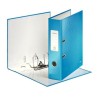 LEITZ ARCHIVADOR PALANCA WOW 180º A4 LOMO ANCHO RADO CARTÓN FORRADO PLASTIFICADO AZUL