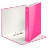 LEITZ CARPETA WOW ANILLAS MIXTAS 2X25 MM A4+ CARTÓN FORRADO PLASTIFICADO FUCSIA