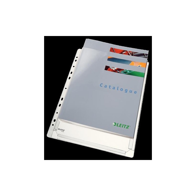 LEITZ FUNDA MULTITALADRO PVC BOLSA 10 FUNDAS A4