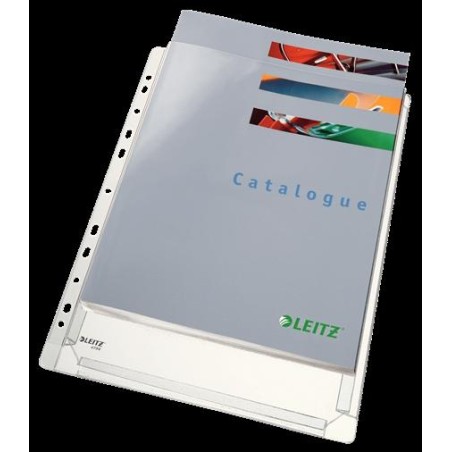 LEITZ FUNDA MULTITALADRO PVC BOLSA 10 FUNDAS A4