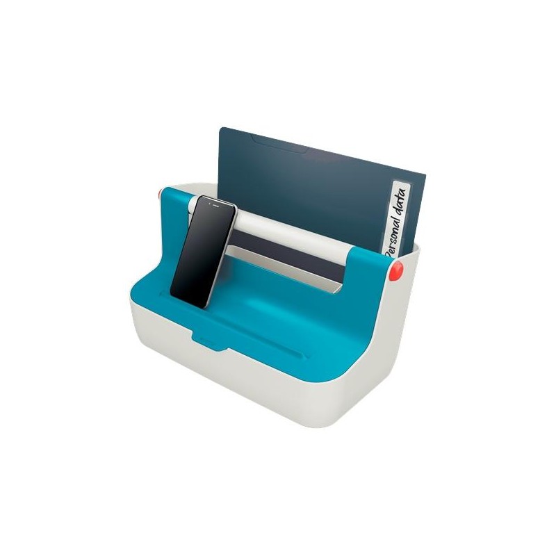 LEITZ CAJA DE ALMACENAMIENTO PORTÁTIL COSY C/ASA ABS AZUL