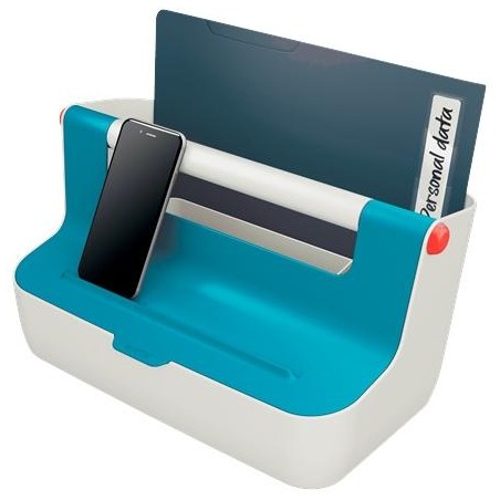 LEITZ CAJA DE ALMACENAMIENTO PORTÁTIL COSY C/ASA ABS AZUL