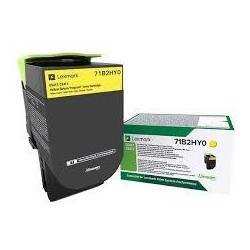 LEXMARK TONER AMARILLO CS/CX 417, 517 - GRAN RENDIMIENTO RETORNABLE