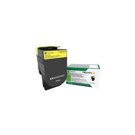 LEXMARK TONER AMARILLO CS/CX 417, 517 - GRAN RENDIMIENTO RETORNABLE