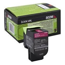 LEXMARK 802M TONER RETORNABLE MAGENTA (1K)
