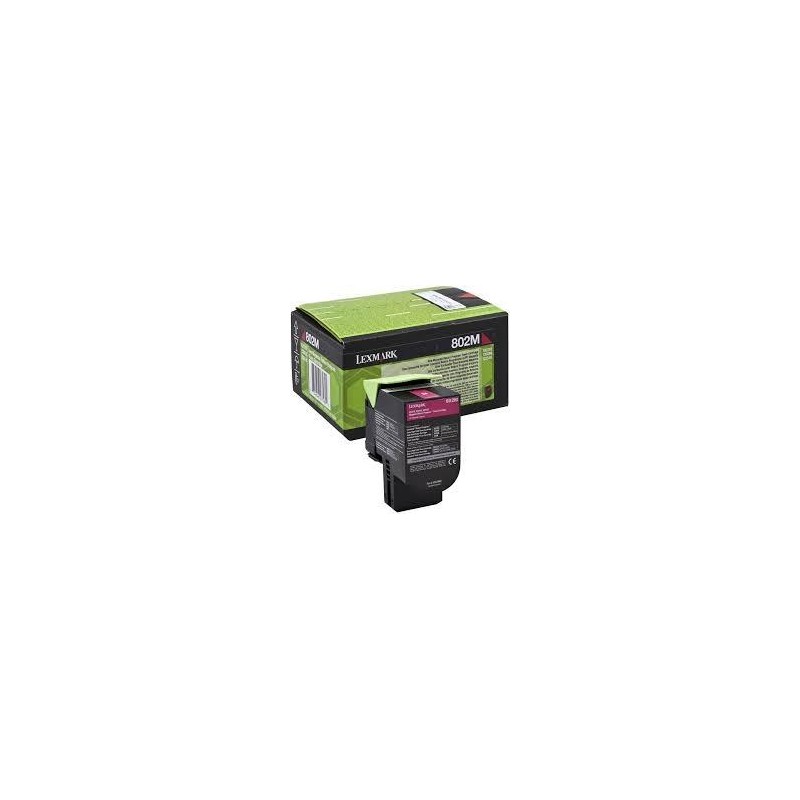 LEXMARK 802M TONER RETORNABLE MAGENTA (1K)