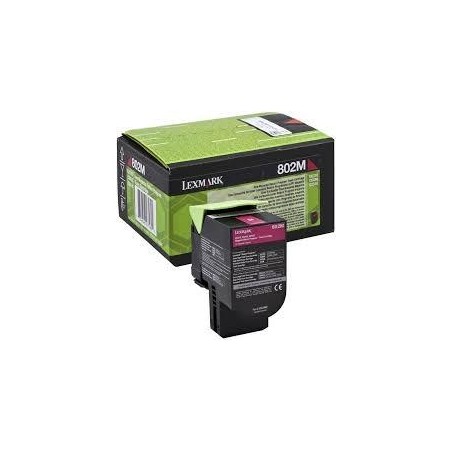 LEXMARK 802M TONER RETORNABLE MAGENTA (1K)