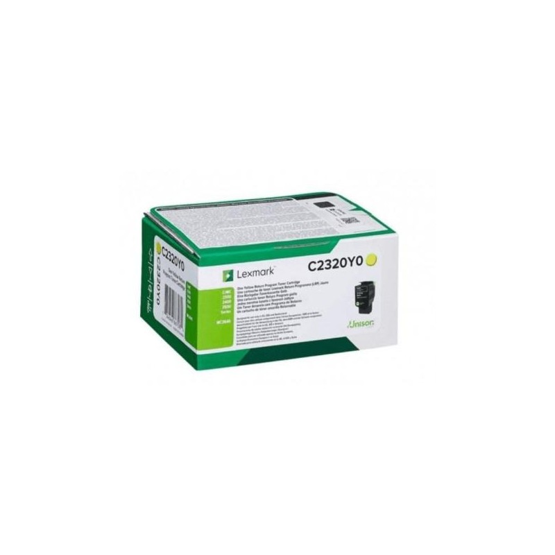 LEXMARK TONER AMARILLO C2320, C2425, C2535, MC2640
