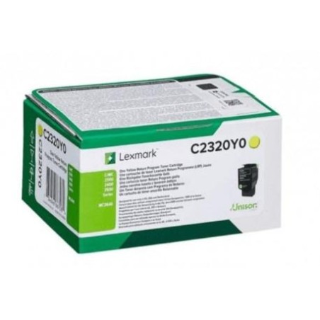 LEXMARK TONER AMARILLO C2320, C2425, C2535, MC2640