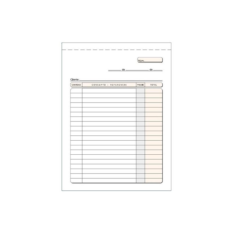 LOAN TALONARIO MULTIUSO CUARTO NATURAL DUPLICADO AUTOCOPIA