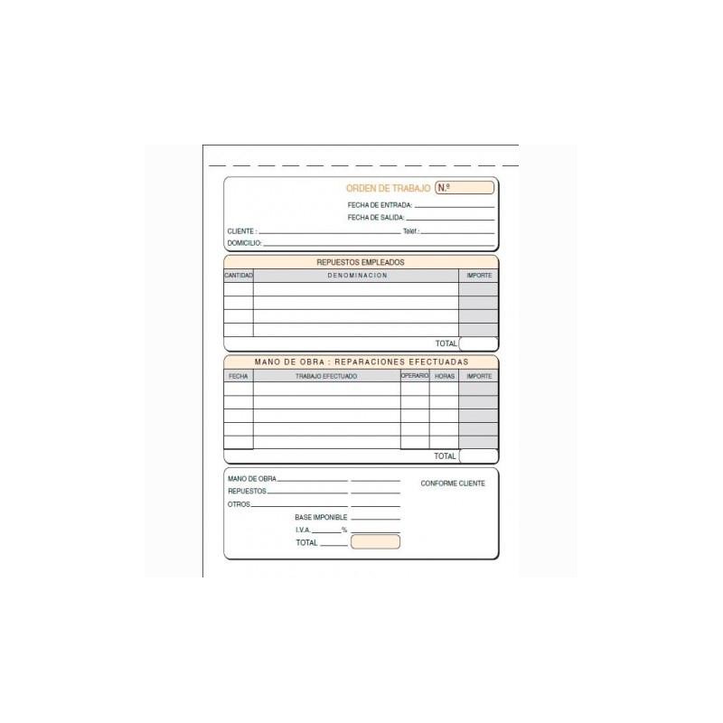 LOAN TALONARIO INFORME DE TRABAJO CUARTO NATURAL DUPLICADO AUTOCOPIA