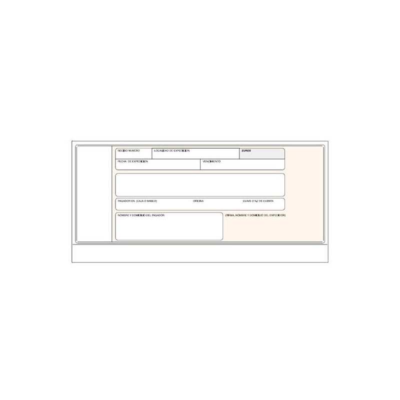 LOAN TALONARIO RECIBOS NORMALIZADOS BANCO SIN COPIA