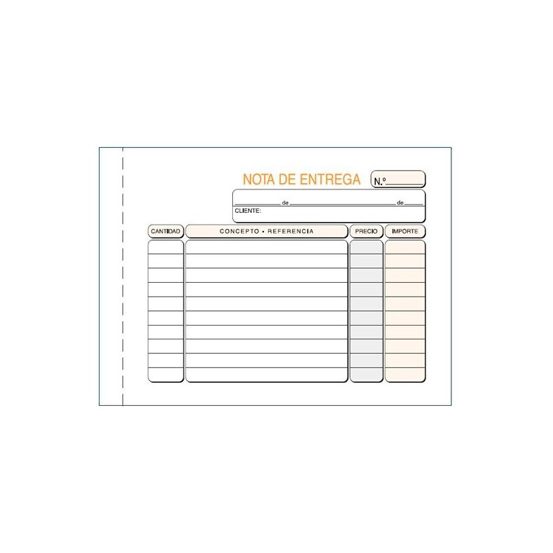 LOAN TALONARIO ENTREGAS OCTAVO APAISADO SIN COPIA